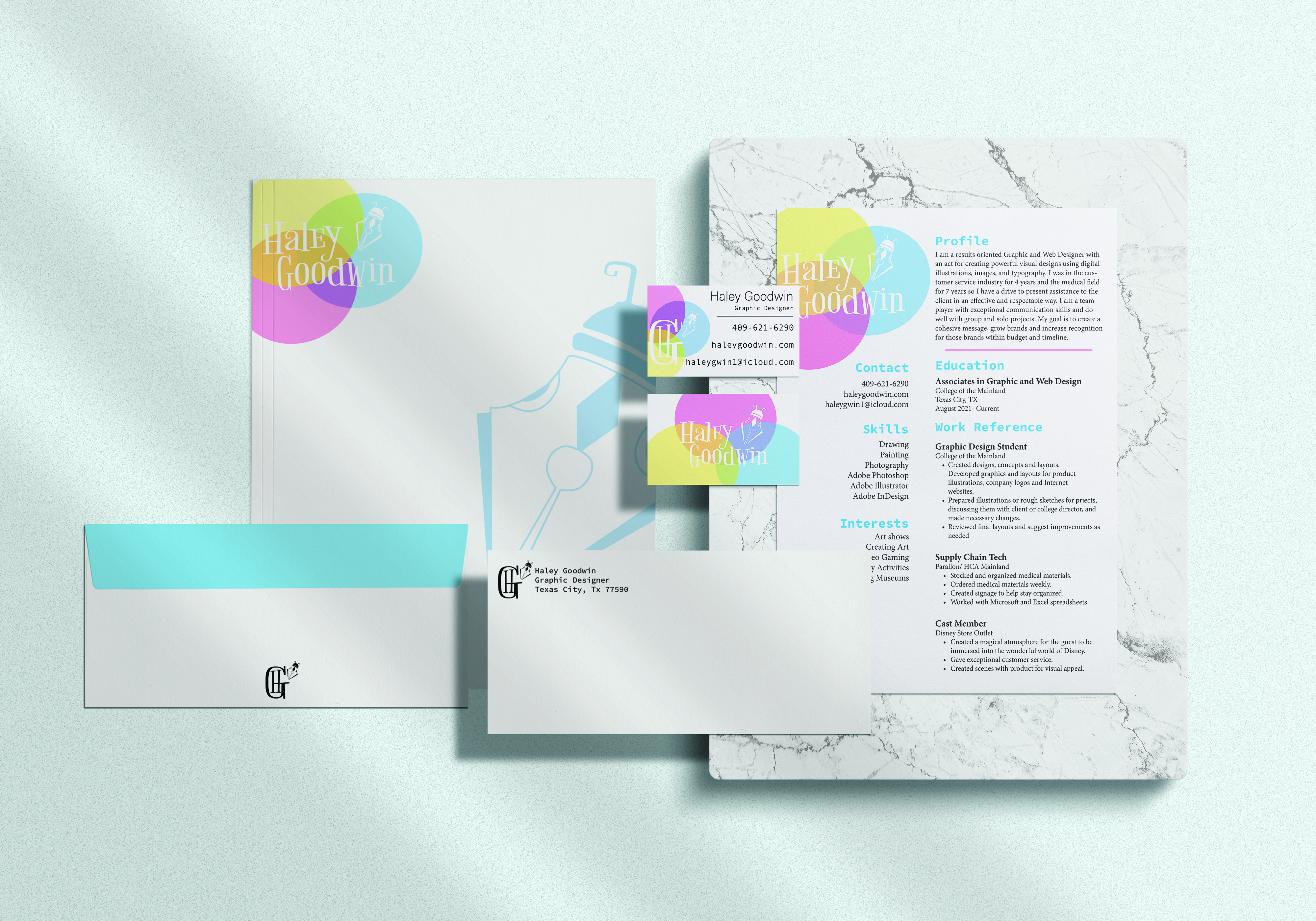 Personal business mock up.