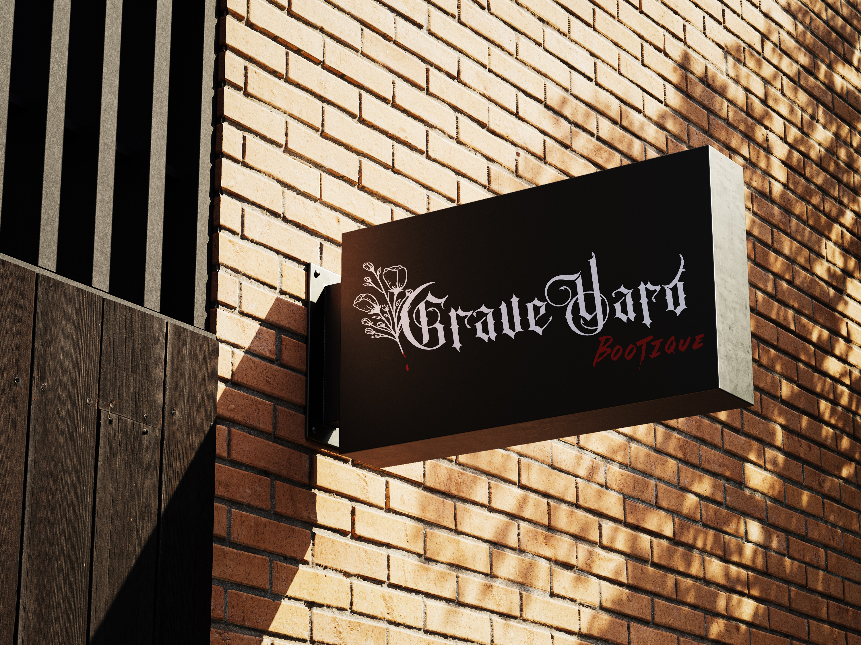 Boutique's logo called Grave Yard.