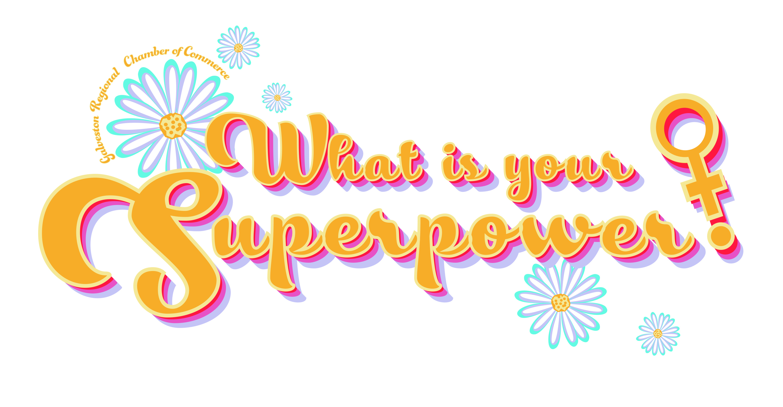 Shirt with What is your superpower? on it.